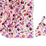 Frida Bamboo Swaddle and Beanie Set